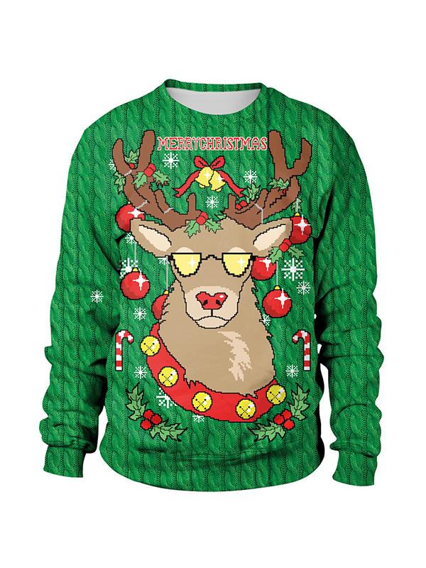 Plus Size Loose Woman Ugly Christmas Sweatshirts