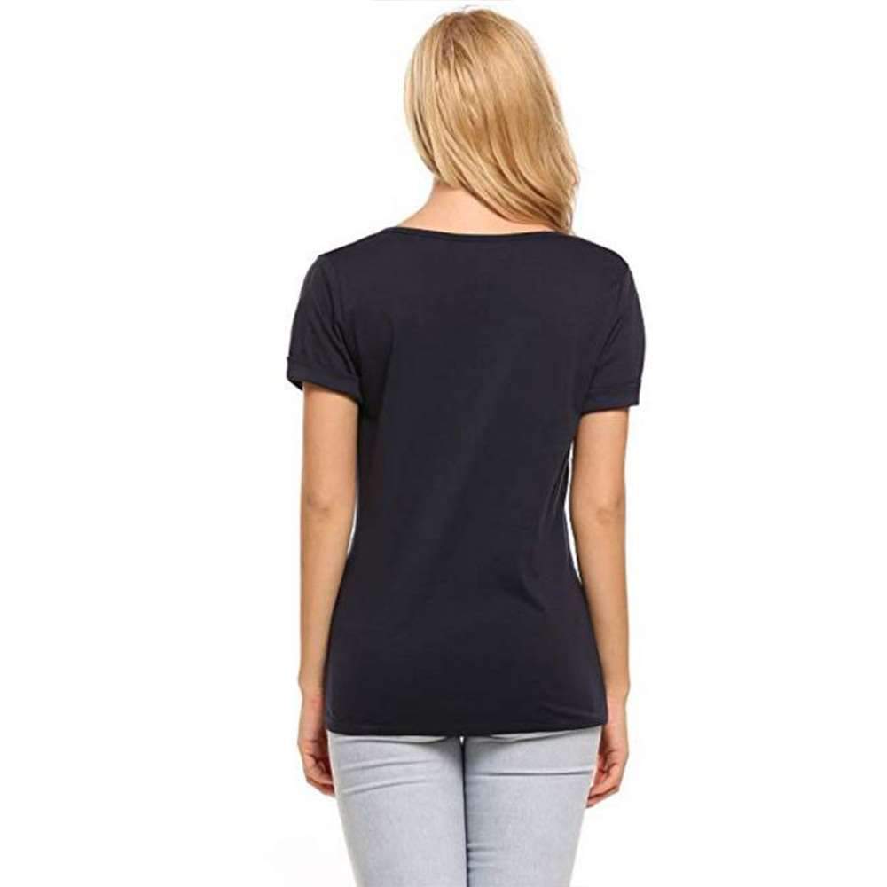 Sexy Pure V neck Short sleeve T-Shirts