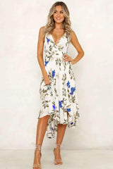 Sexy Backless Lacing Vest Skater Dresses