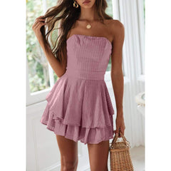 Sexy Vest Drape Skater Dresses