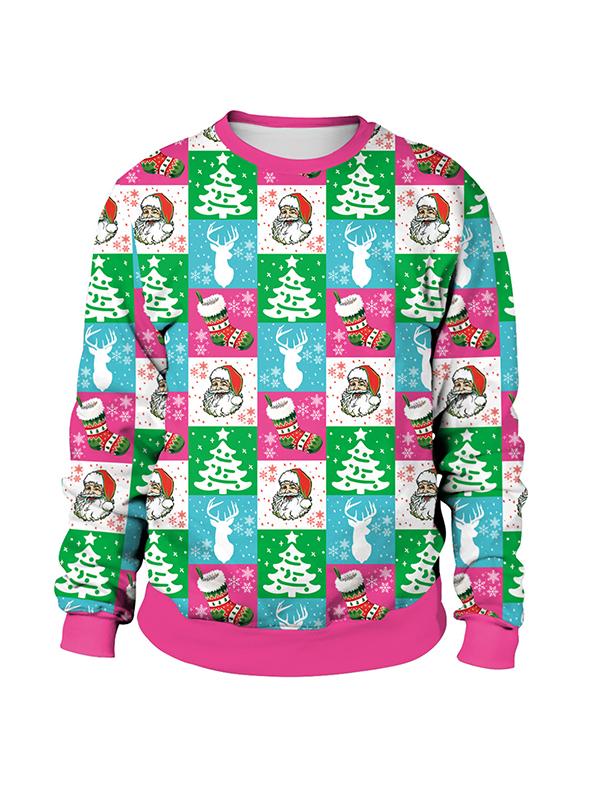 Plus Size Loose Woman Ugly Christmas Sweatshirts