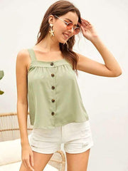 Fashion Pure Single breasted Vests
