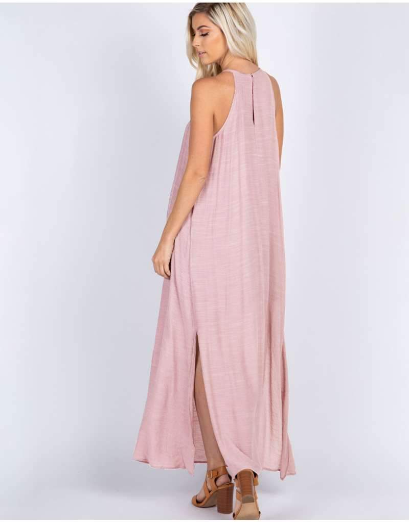 Fashion Loose  Halt Cutout Maxi Dresses