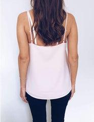 Sexy Backless Falbala  Fastener Vests