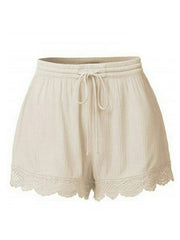 Women daily plain shorts