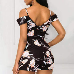 Casual Print Off shoulder Jumpsuits