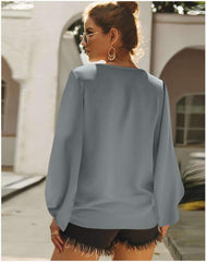 Fashion Loose Long sleeve Plus T-Shirts