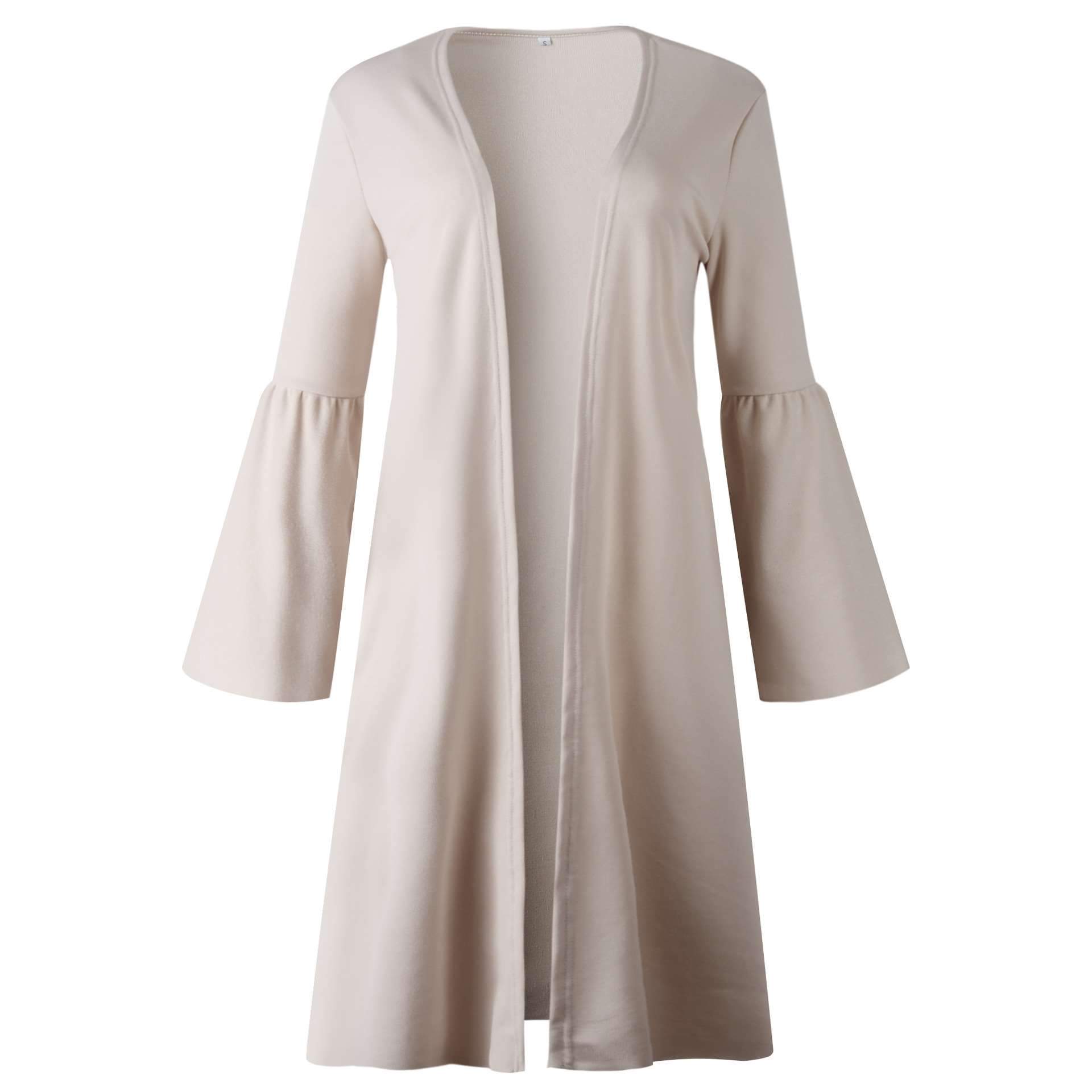 Fashion Mandarin sleeve Pocket Cardigan Coats