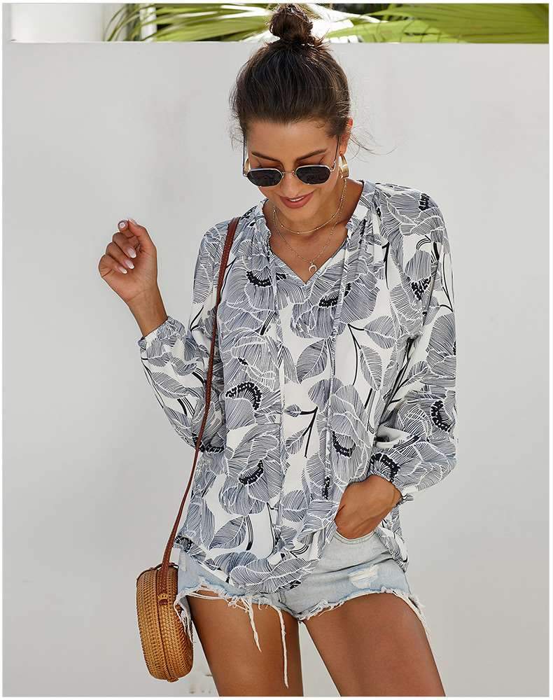 Fashion Loose Print Long sleeve Sweatshirts