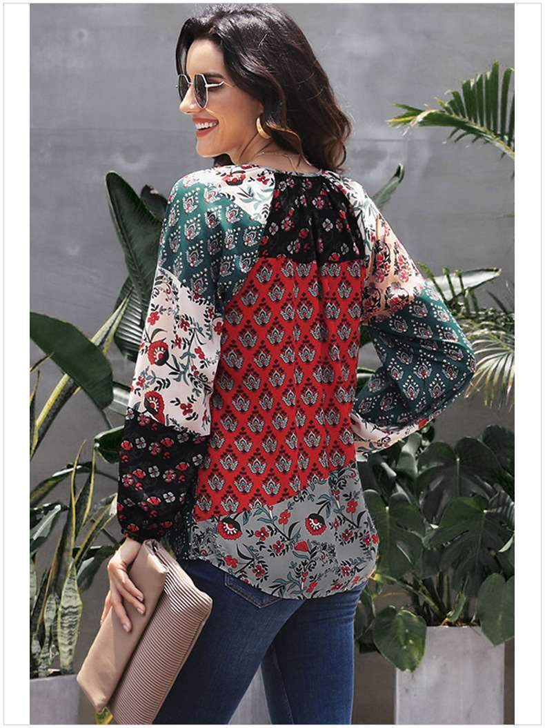 Fashion Loose Print Long sleeve Sweatshirts