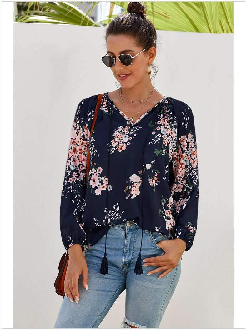 Fashion Loose Print Long sleeve Sweatshirts