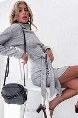 Casual Pure Lacing Irregular Vent Skater Dresses