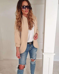 Casual Irregular Long sleeve Cardigan Coat