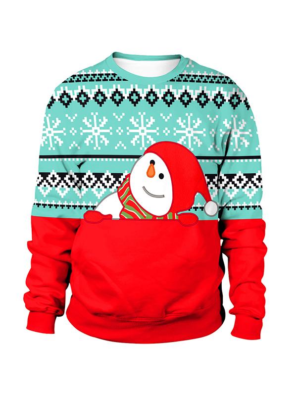 Plus Size Loose Woman Ugly Christmas Sweatshirts