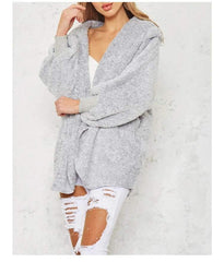 Fashion Loose Plush Long sleeve Hoodies Coats