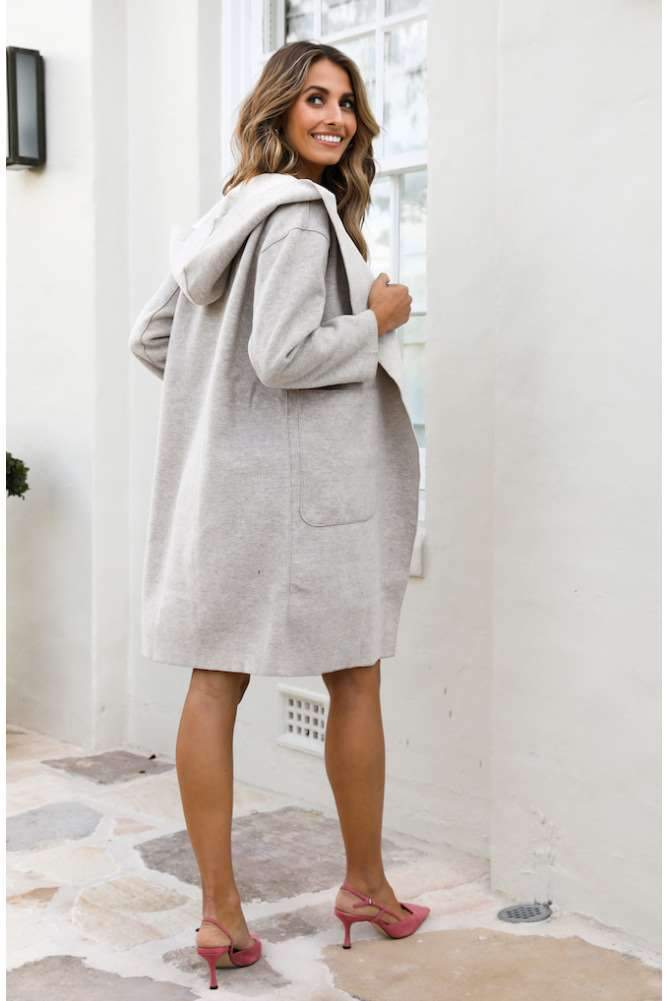 Pure Long sleeve Hoodies Coats