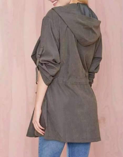 Fashion Pure Lacing Hoodies Coats