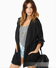 Fashion Pure Lacing Hoodies Coats