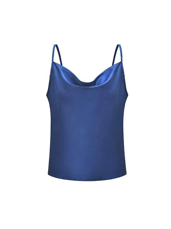 Chic Solid Color Adjustable Tank Top Gallus Sun-top Vests