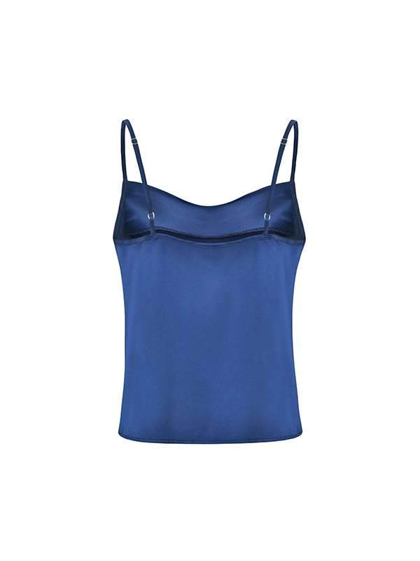 Chic Solid Color Adjustable Tank Top Gallus Sun-top Vests