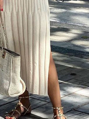 Casual Loosen Crew Neck Dresses