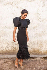 Fashion Round neck Half sleeve  Two-piece Bodycon Dresses