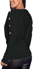 Pure One shoulder Long sleeve T-Shirts