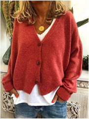 Casual Loose Knit Sweater Cardigan
