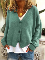 Casual Loose Knit Sweater Cardigan