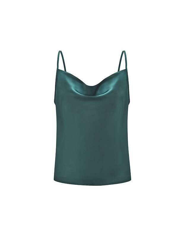 Chic Solid Color Adjustable Tank Top Gallus Sun-top Vests