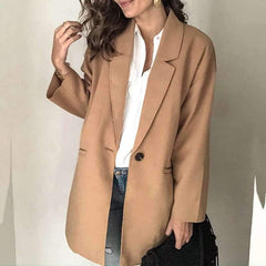 Pure Loose Lapel WoolenCoats