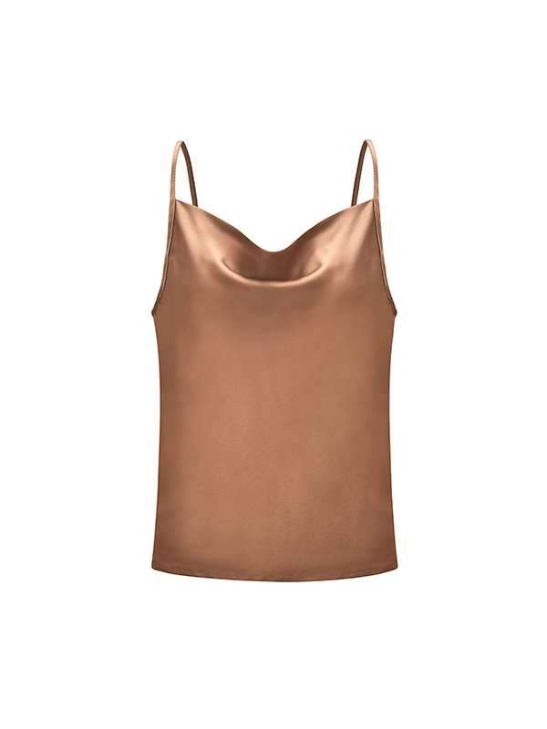 Chic Solid Color Adjustable Tank Top Gallus Sun-top Vests