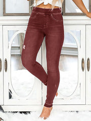 Big Stretchy Plus Size Jeans Denim Pants Slim Leggings