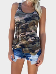 Fashion Camouflage Sleeveless Vests