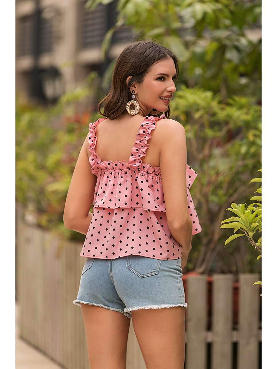 Fashion Casual Vest Falbala T-Shirts