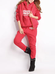 Plus Size More Colors Woman Fashion Warm Three-piece Hoodies