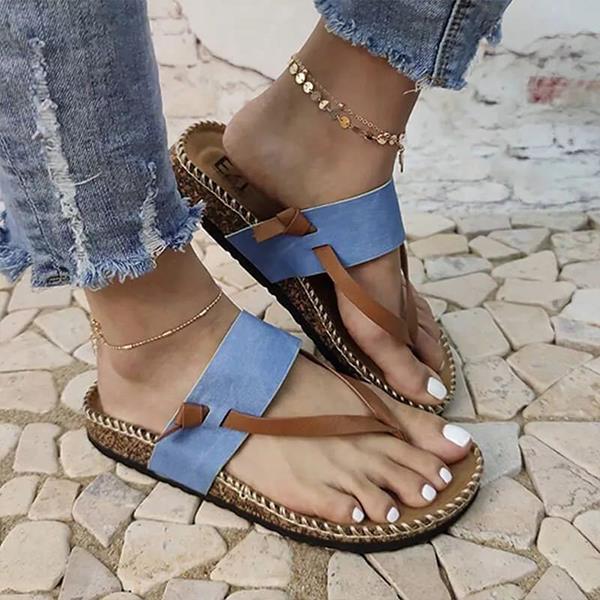 Women Casual Summer Daily Comfy Slip On Sandals