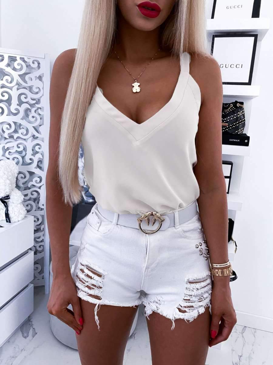 Fashion Pure V neck Vests