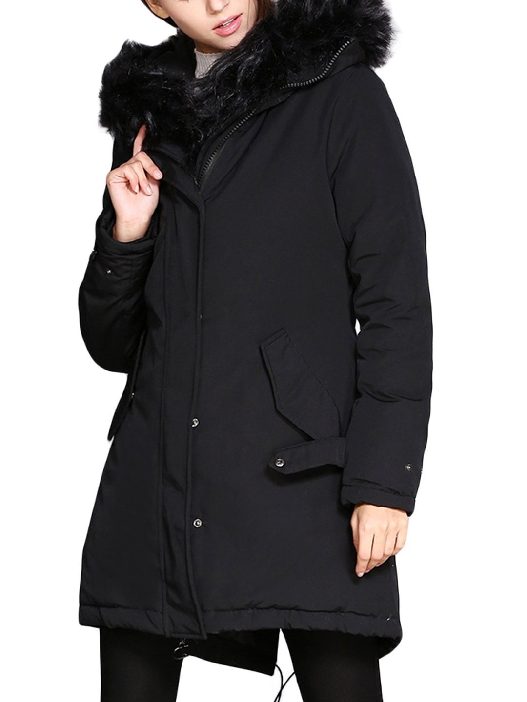 Women New Hoodies Fur collar Coats