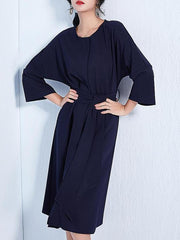 New Autumn Round neck Lace Skater Dresses