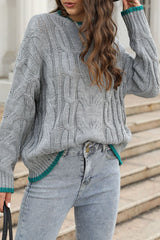CiciCloth Casual Striped Patchwork O Neck Tops