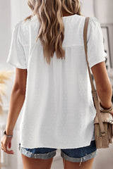 Casual Simplicity Solid O Neck Tops T-shirts