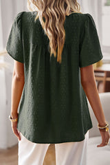 Casual Simplicity Solid O Neck Tops T-shirts