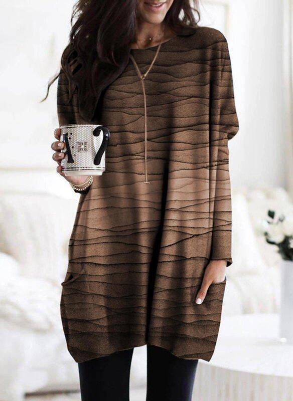 Printed Casual Striped T-Shirts
