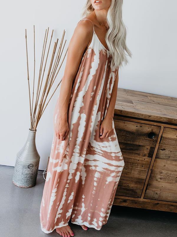 Chic Women Street style Printed Strapless Jumpsuits