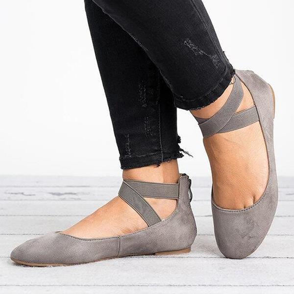 Pointed Toe Women Tie Flat Shoes