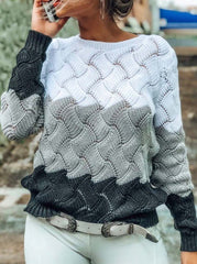 O Neck Knit Sweaters