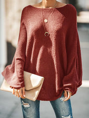 Round Neck Long Sleeve Sweaters