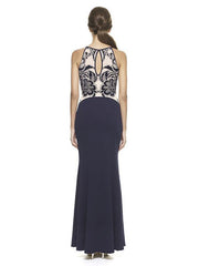 Sleeveless Split-joint Slim Fit Evening Dress