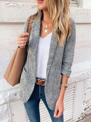 Casual Lapel Long sleeve Blazer